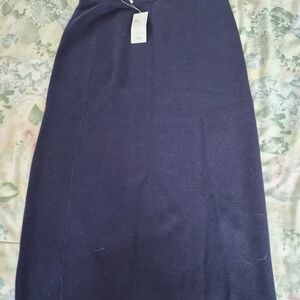 Elegant Navy Blue Women's Skirt
